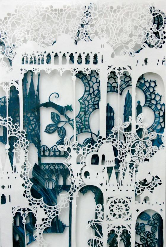 'Beginning Always' 2010 paper, foamcore and glue, 36x24cm